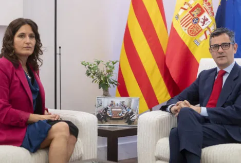 Bolaños se reunirá con Vilagrà este viernes para preparar la reunión entre Aragonès y Sánchez