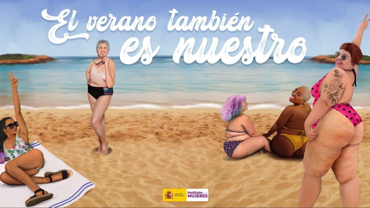 Otra modelo del cartel de Igualdad denuncia que le han puesto una pierna y vello que no tiene