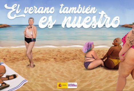 Otra modelo del cartel de Igualdad denuncia que le han puesto una pierna y vello que no tiene