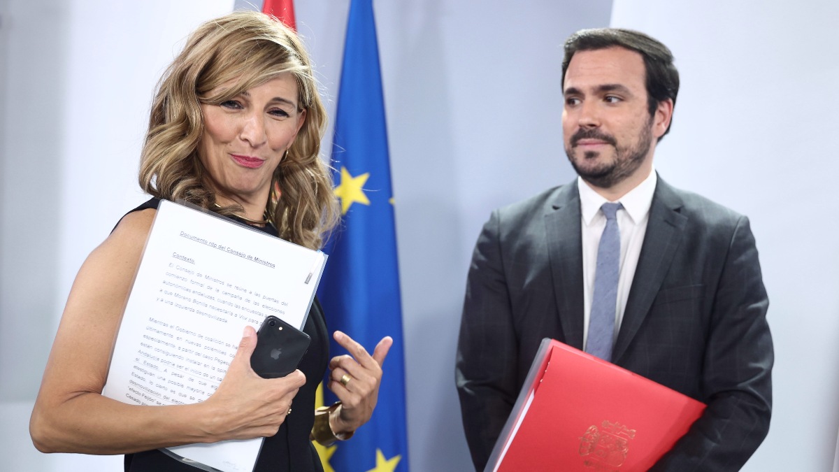 IU y CCOO salen al rescate de Yolanda Díaz para evitar que pinche en su puesta de largo