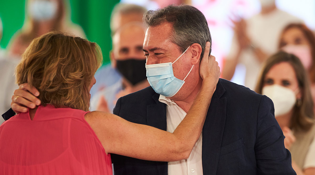 El PSOE-A propone otra vez como senadores autonómicos a Juan Espadas y Susana Díaz