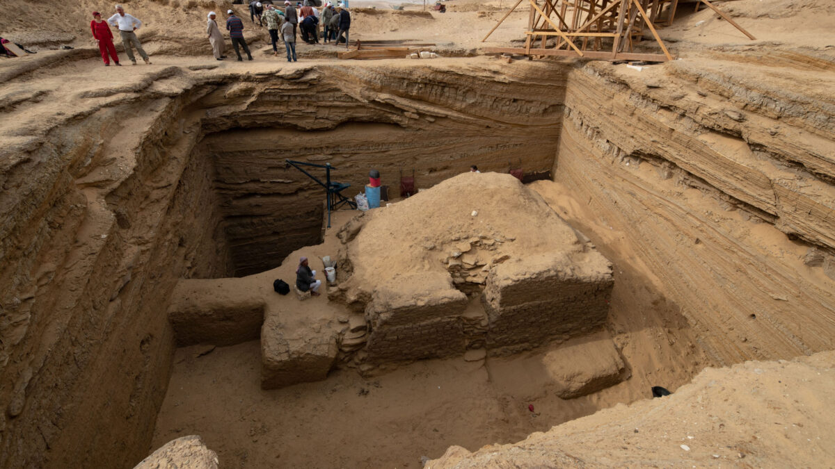 (FOTOGALERÍA) Hallan en Egipto la tumba del «jefe de soldados extranjeros» de hace 26 siglos