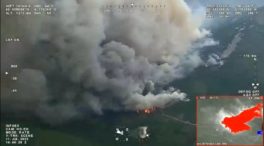 Extremadura eleva a nivel dos de peligrosidad el incendio registrado en Las Hurdes (Cáceres)