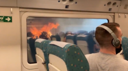 Reabren el tráfico ferroviario entre Madrid y Galicia por el incendio de Zamora