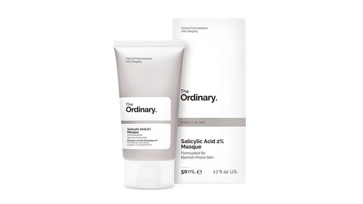 Mascarilla facial con 2% de ácido salicílico de The Ordinary. PVP: 12.40€