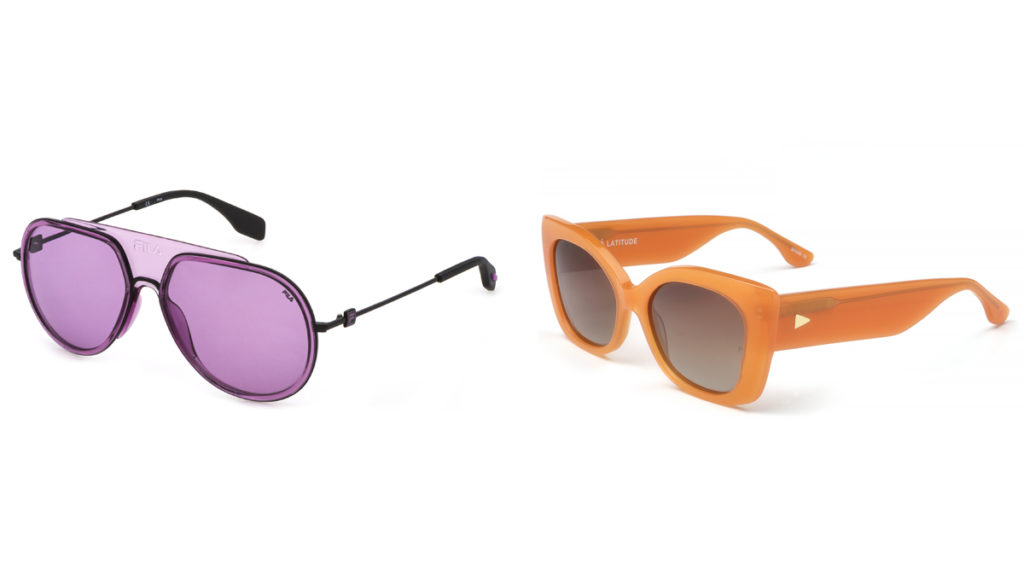 FILA Gafas de sol moradas // MULTIOPTICAS Gafas con montura naranja