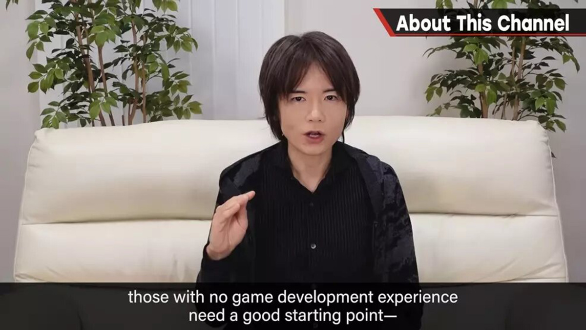 Ya es posible aprender videojuegos de la mano del maestro del Nintendo Sakurai-San
