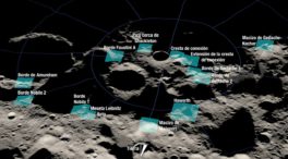 La NASA identifica trece regiones candidatas para un futuro alunizaje humano en la Luna