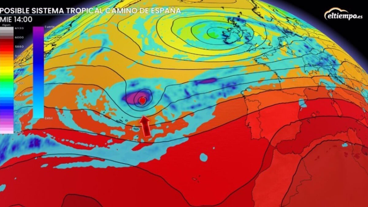 Un posible ciclón tropical podría dirigirse hacia España