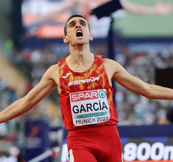 Mariano García se proclama campeón de Europa de los 800 metros