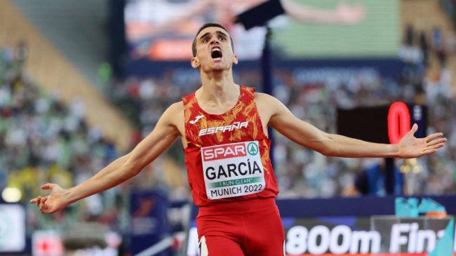Mariano García se proclama campeón de Europa de los 800 metros