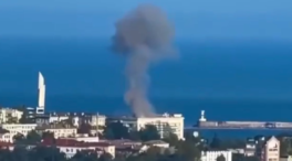 Un dron ucraniano impacta contra el cuartel general de la flota rusa en el Mar Negro