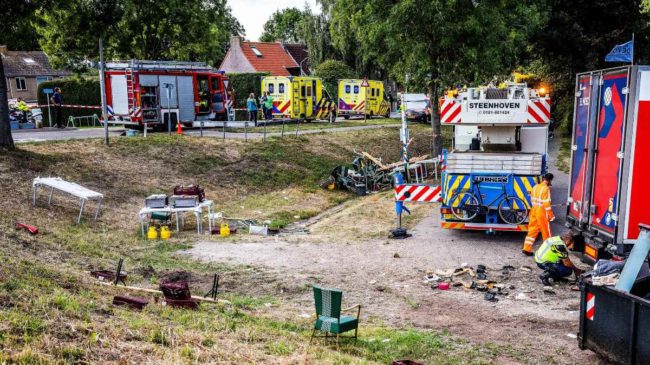 Varios muertos tras estrellarse un camión español contra una barbacoa en Países Bajos