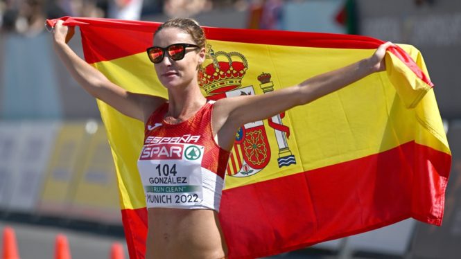 España no para en Munich: Raquel González, plata en los 35 km Marcha