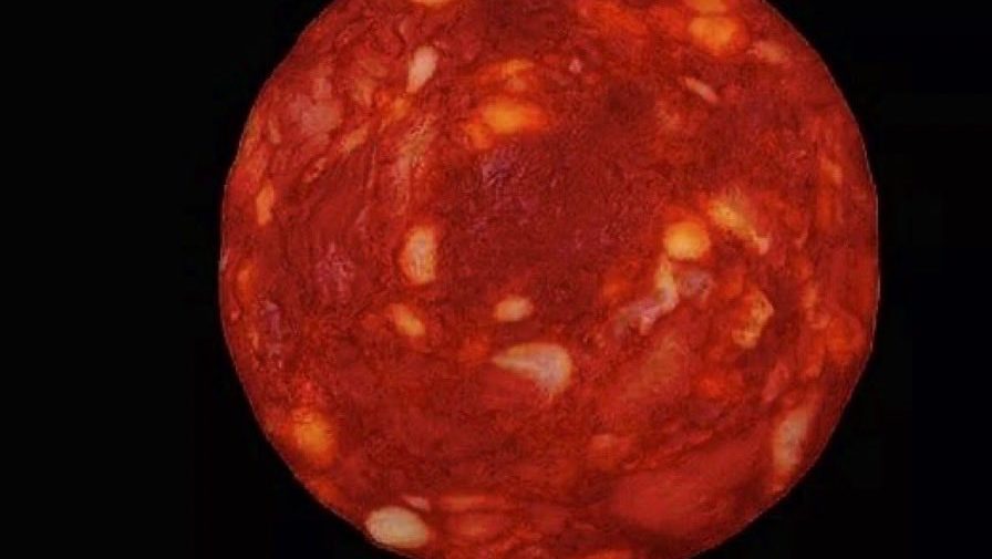 Un científico francés se disculpa por presentar una rodaja de chorizo como una estrella