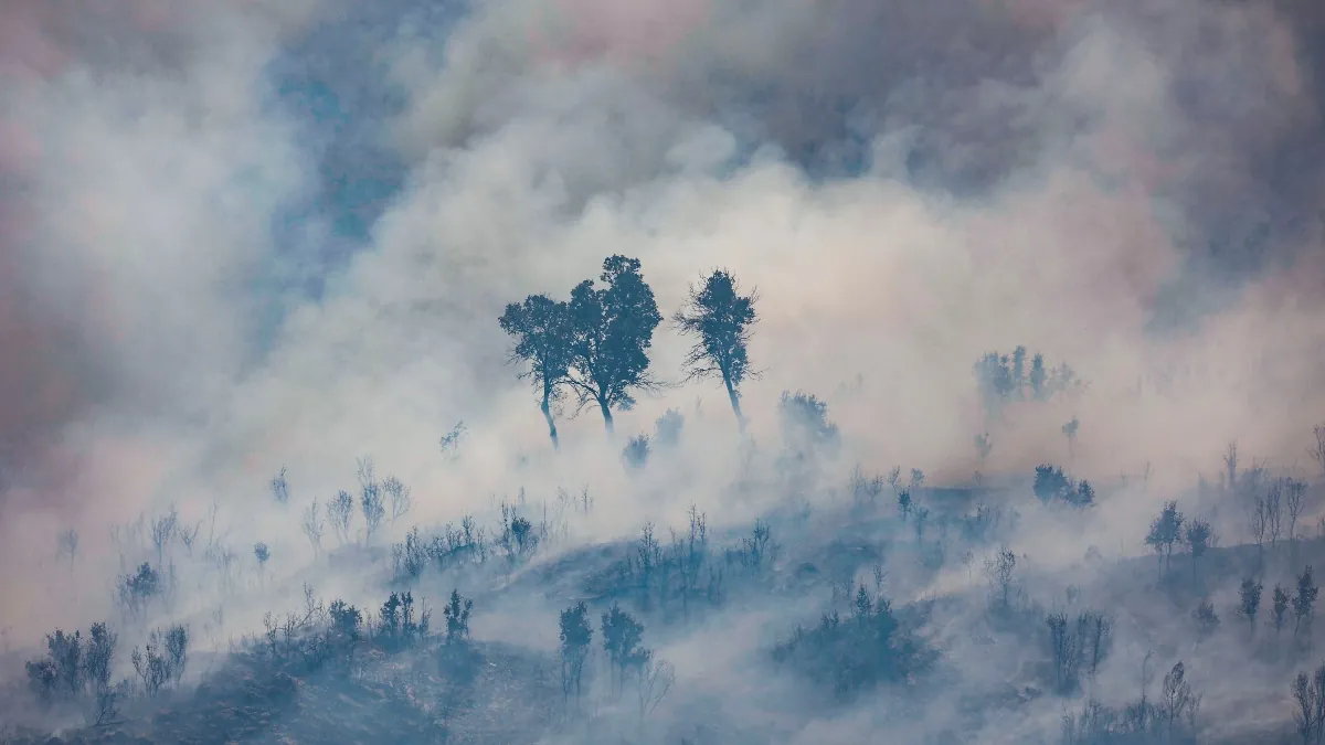 Los Bomberos decretan un nuevo incendio en la Sierra Calderona, muy cerca del de Bejís