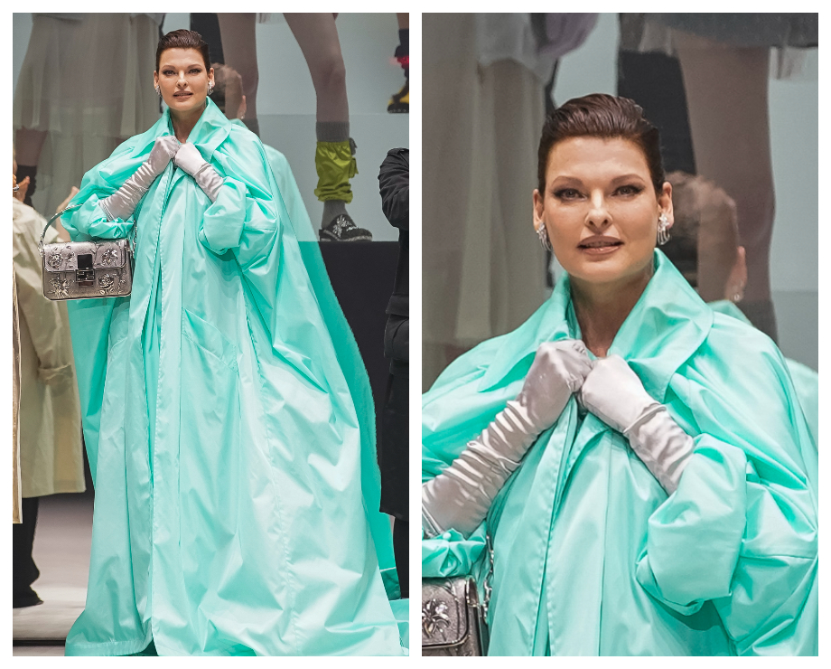 Linda Evangelista en el desfile de Fendi en la Semana de la Moda de Nueva York