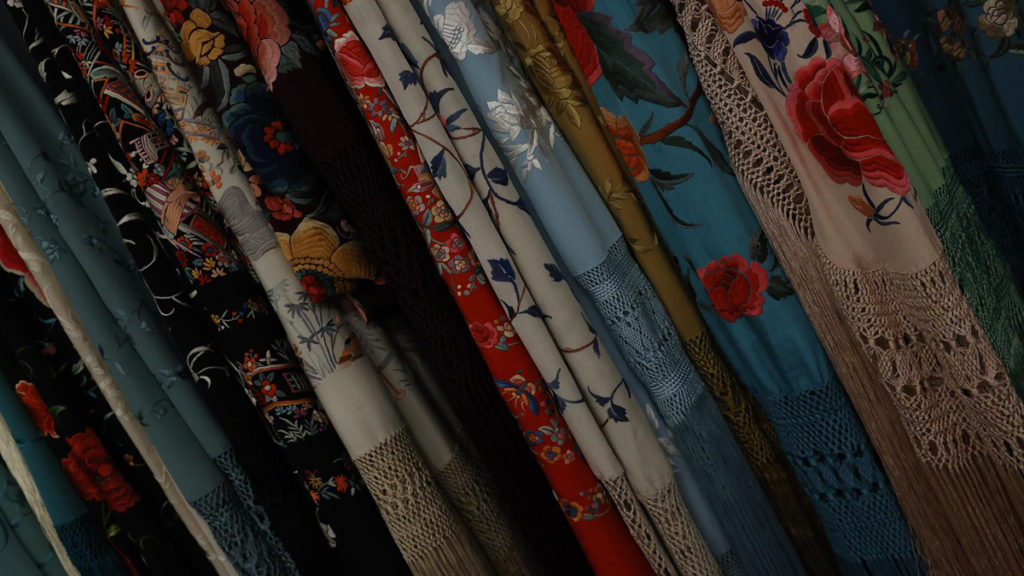 Mantones fabricados de forma artesanal. (Fuente: Agencia Efe)