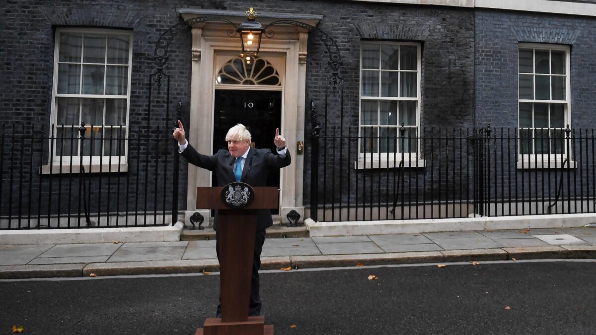 (VÍDEO) «Esto es todo, amigos»: así ha sido la despedida de Boris Johnson del poder