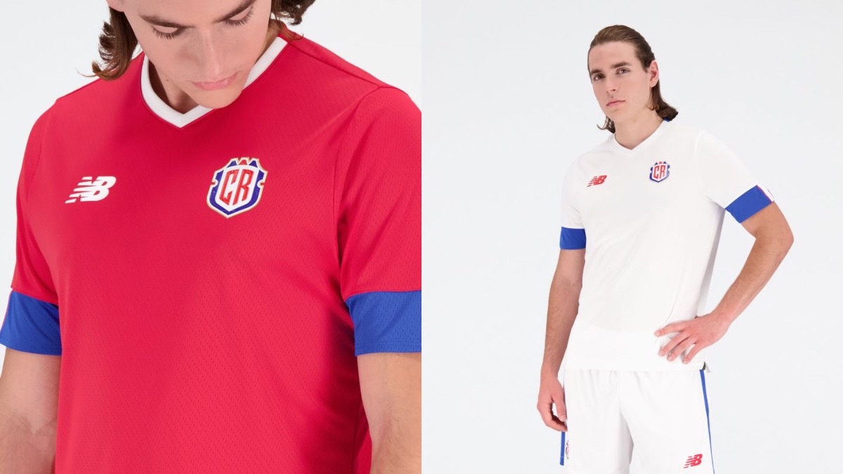 New Balance diseña las dos equipaciones de costa Rica para el Mundial de Qatar.