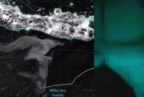 Un mar de leche observado por primera vez desde el espacio