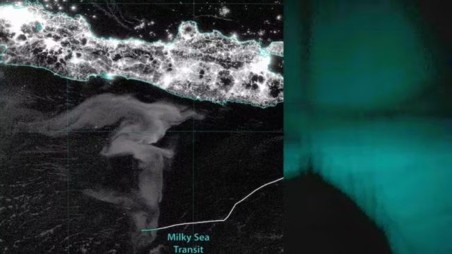 Un mar de leche observado por primera vez desde el espacio