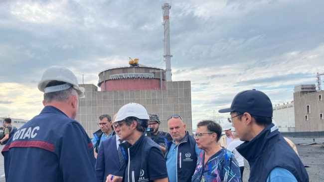 El OIEA pide una zona de seguridad en torno a la planta nuclear de Zaporiyia