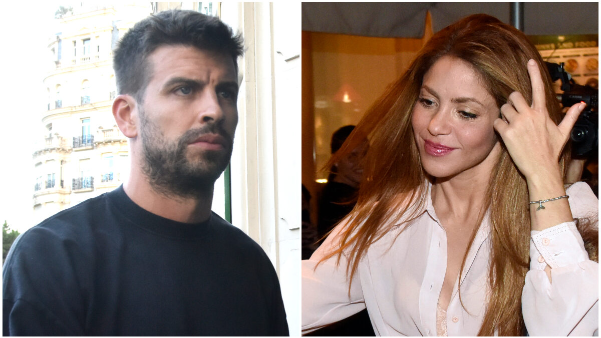 Shakira y Piqué se reúnen al fin (contrasta la felicidad de ella con el enfado de él)