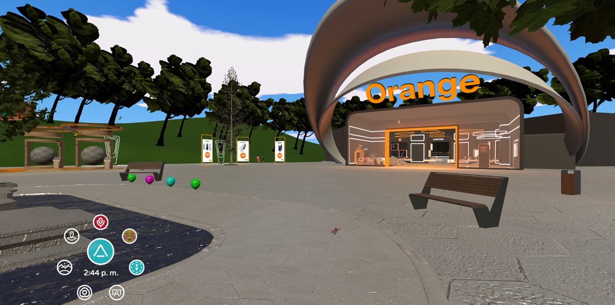 Orange abre una tienda en el metaverso con gafas de realidad virtual Meta a 150 euros