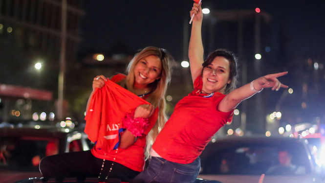 El rechazo a la nueva Constitución de Chile, en imágenes