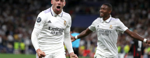 El Real Madrid vence en un partido gris antes del derbi (2-0)