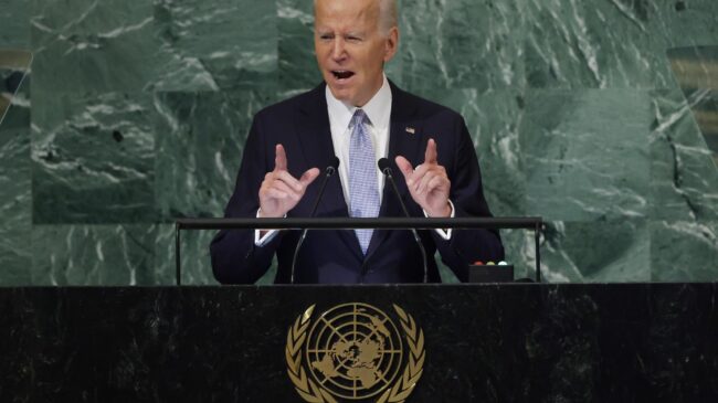 Biden acusa a Putin de atacar "la base de la carta de Naciones Unidas" y de hacer "amenazas irresponsables" sobre las armas nucleares