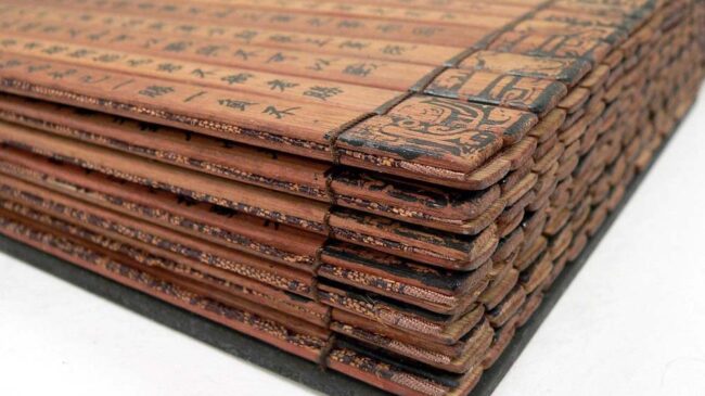Las facturas más antiguas de China: de hace 2.000 años y escritas en tablas de bambú