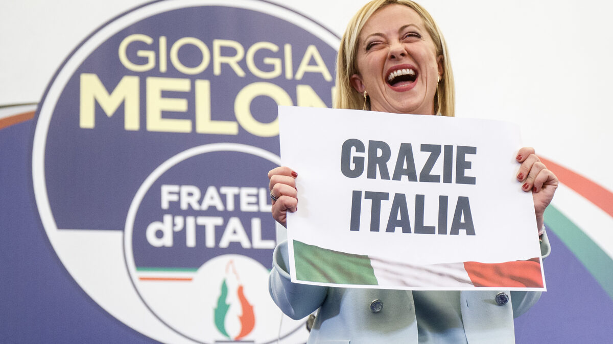 Meloni se perfila como primera ministra de Italia