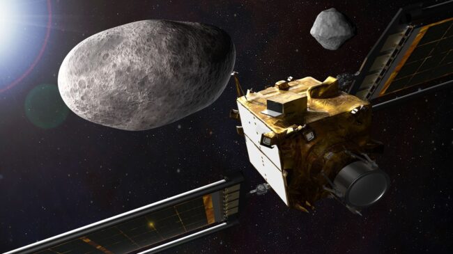 (VÍDEO) La NASA inicia la "defensa planetaria": estrella una nave contra un asteroide con el objetivo de desviar su trayectoria