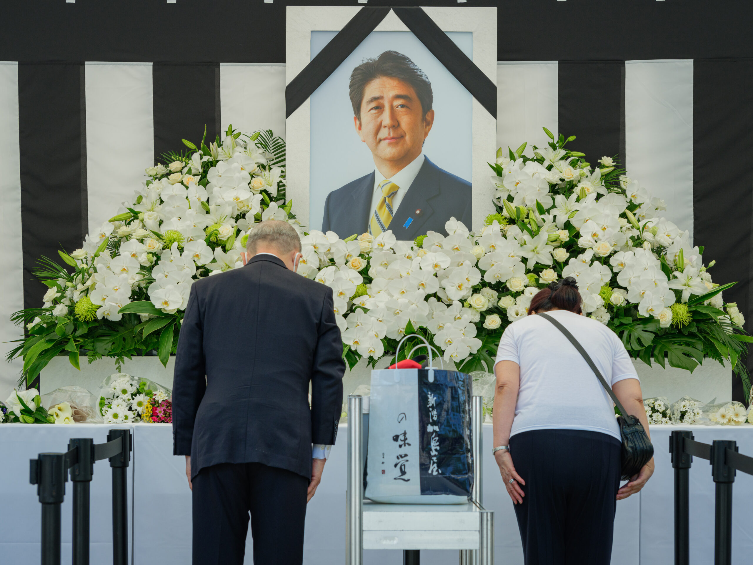 El polémico funeral de Shinzo Abe, ex primer ministro de Japón, en imágenes