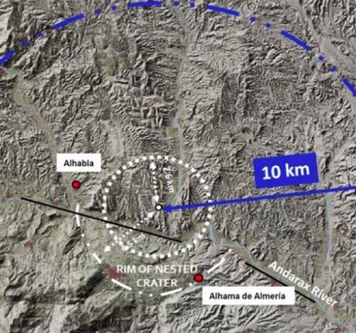 Un equipo de científicos descubre en Almería el primer probable cráter de impacto en España