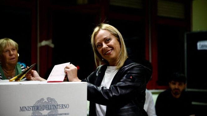 La derecha gana en Italia y Meloni podría ser jefa de Gobierno, según los primeros resultados