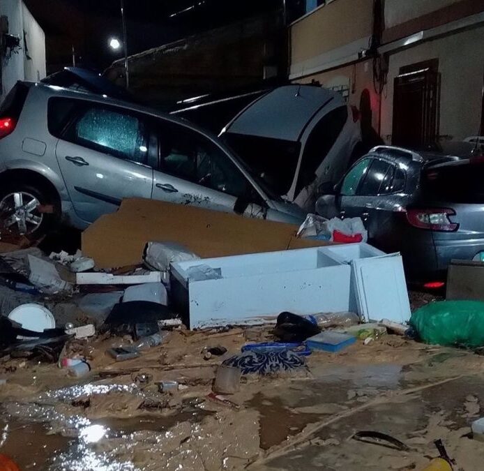 Muere una persona en Murcia arrastrado por una tromba de agua provocada por un temporal
