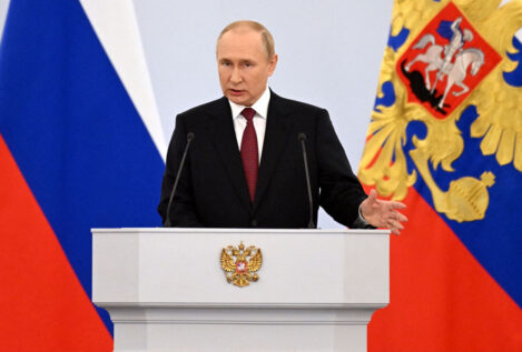 Putin llama a Ucrania a poner fin a la guerra y firma la anexión del Donbás, Jersón y Zaporiyia
