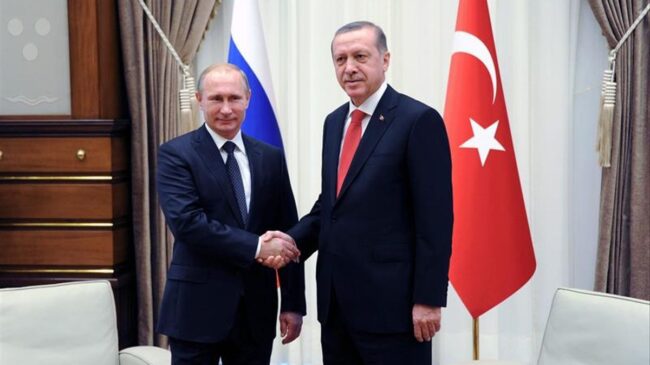Erdogan, contundente: "Rusia se ha visto obligada a usar el gas como arma contra las sanciones europeas"