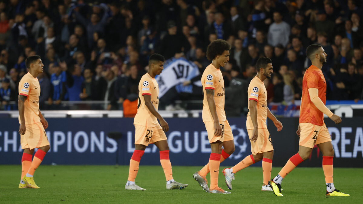 El Atlético pierde su oportunidad en Champions tras una ‘noche de Brujas’ (2-0)