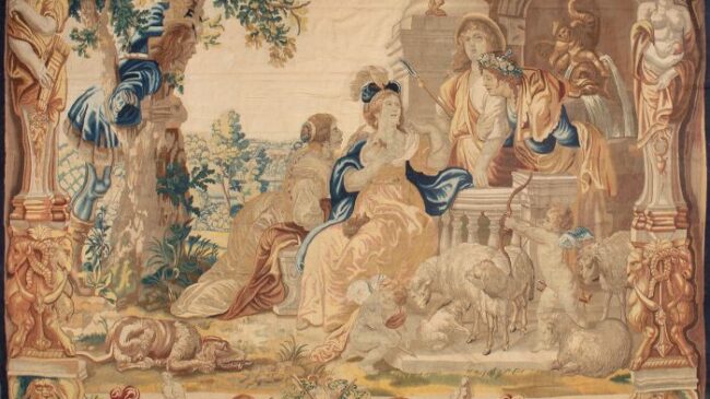 Un tapiz de Bruselas del siglo XVII, estrella en una subasta