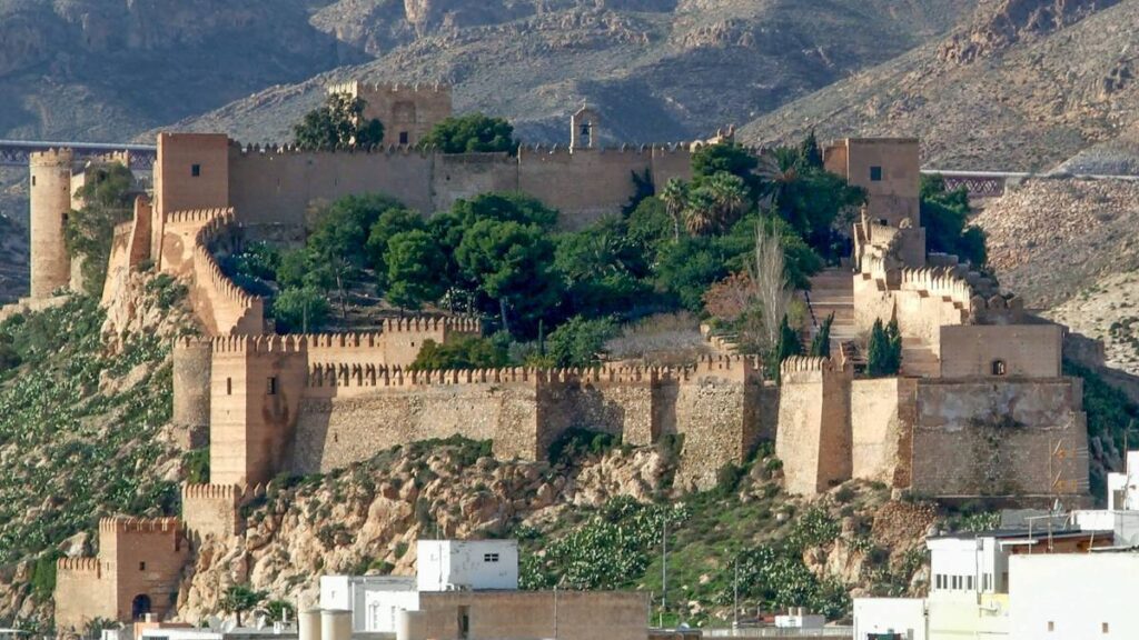 Alcazaba de Almería, en Andalucía. 