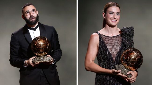 Karim Benzema y Alexia Putellas, mejores futbolistas del mundo tras ganar el Balón de Oro