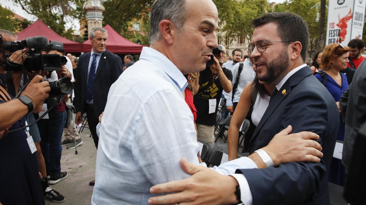 La negociación ‘in extremis’ entre Aragonès y Turull para salvar el Govern acaba sin acuerdo
