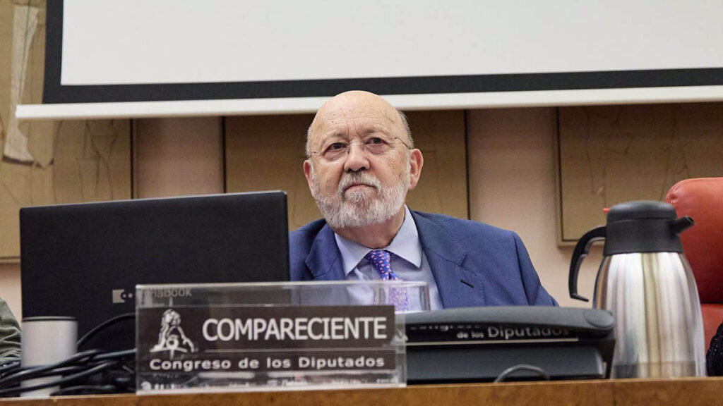 El presidente del CIS, José Félix Tezanos, comparece en el Congreso de los Diputados.