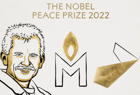 Bialiatski, la ONG rusa Memorial y el Centro por las Libertades de Ucrania, Nobel de la Paz 2022