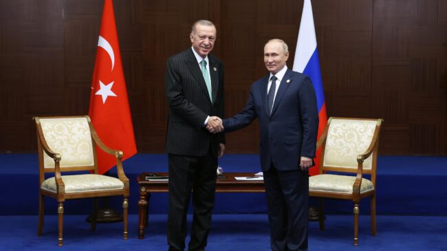Putin propone a Erdogan la creación de un centro de distribución del gas ruso en Turquía