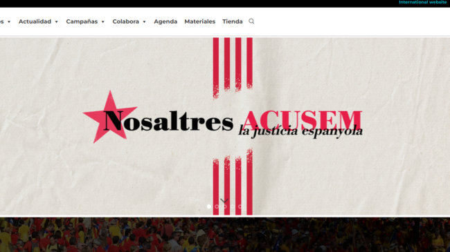 Un juez ordena cerrar la web de la Asamblea Nacional Catalana (ANC) por promover empresas independentistas